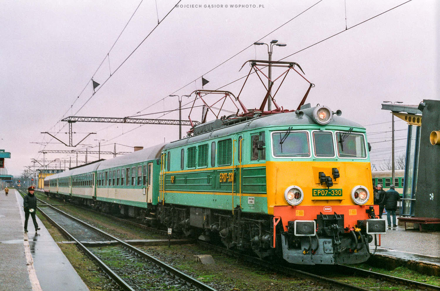 Chwilę przed odjazdem